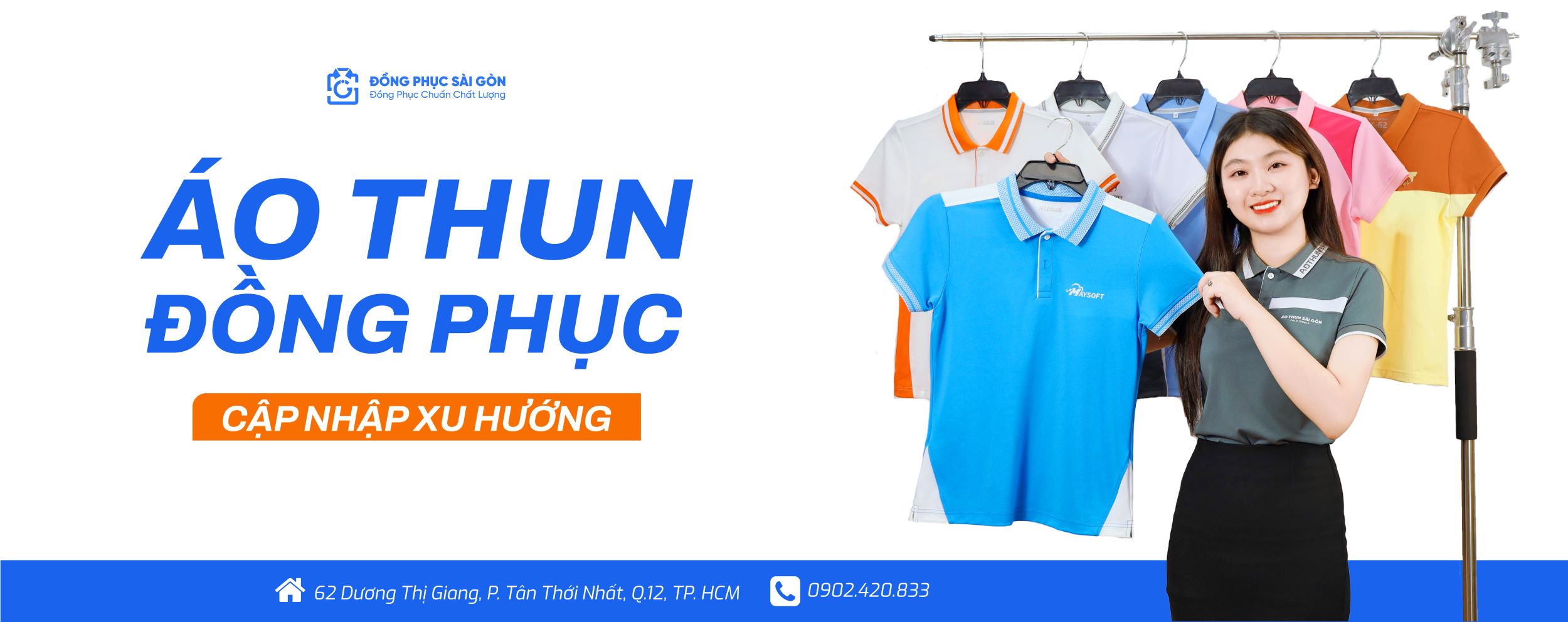 banner áo thun đồng phục